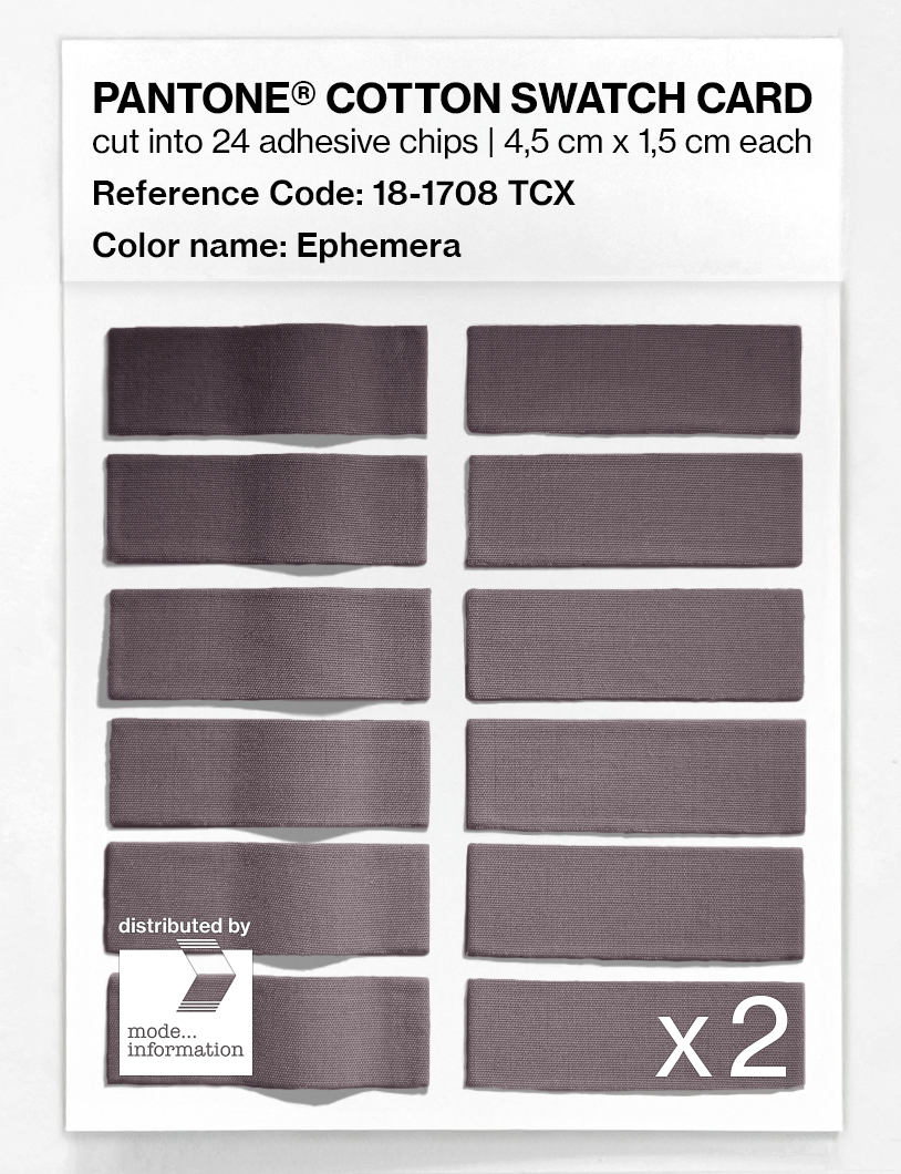 Artikelbild 6 des Artikels “PANTONE® COTTON SWATCH CARD 18-1708 TCX Ephemera “
