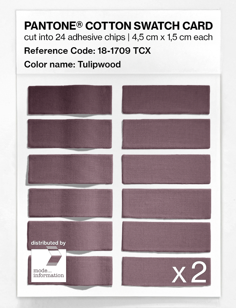 Artikelbild 6 des Artikels “PANTONE® COTTON SWATCH CARD 18-1709 TCX Tulipwood “