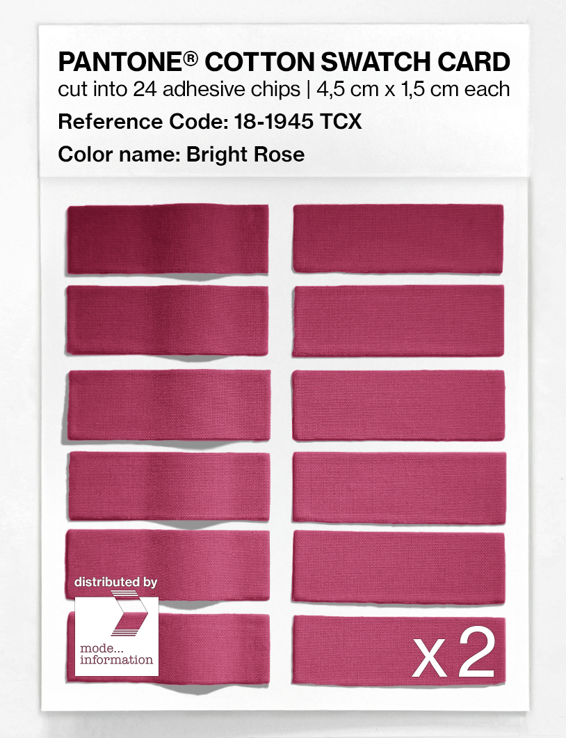 Artikelbild 6 des Artikels “PANTONE® COTTON SWATCH CARD 18-1945 TCX Bright Rose “