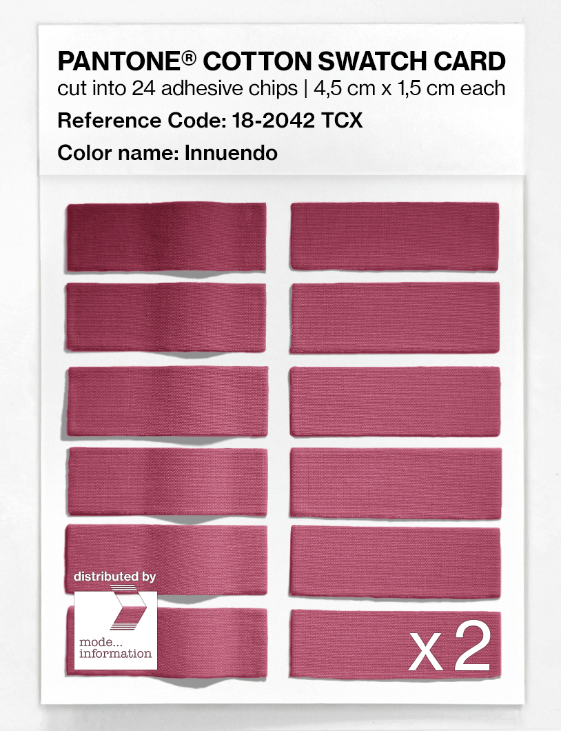 Artikelbild 6 des Artikels “PANTONE® COTTON SWATCH CARD 18-2042 TCX Innuendo “