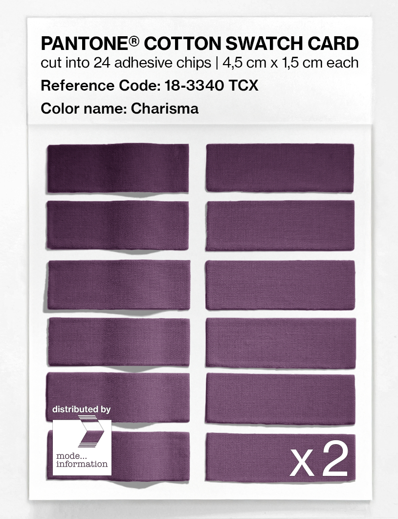 Artikelbild 6 des Artikels “PANTONE® COTTON SWATCH CARD 18-3340 TCX Charisma “