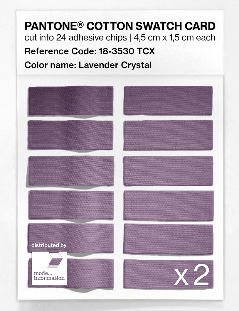 Artikelbild 6 des Artikels “PANTONE® COTTON SWATCH CARD 18-3530 TCX Lavender Crystal “
