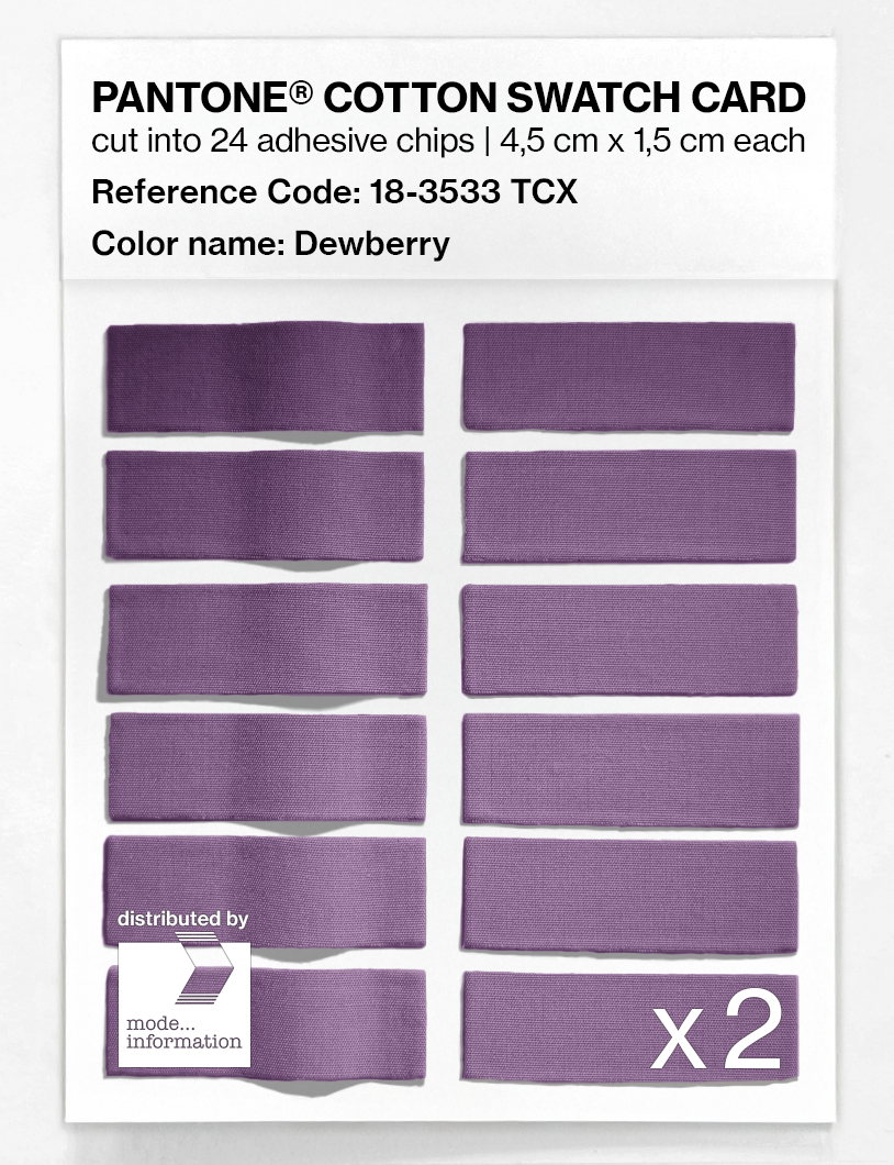 Artikelbild 6 des Artikels “PANTONE® COTTON SWATCH CARD 18-3533 TCX Dewberry “