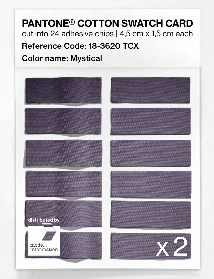 Artikelbild 6 des Artikels “PANTONE® COTTON SWATCH CARD 18-3620 TCX Mystical “