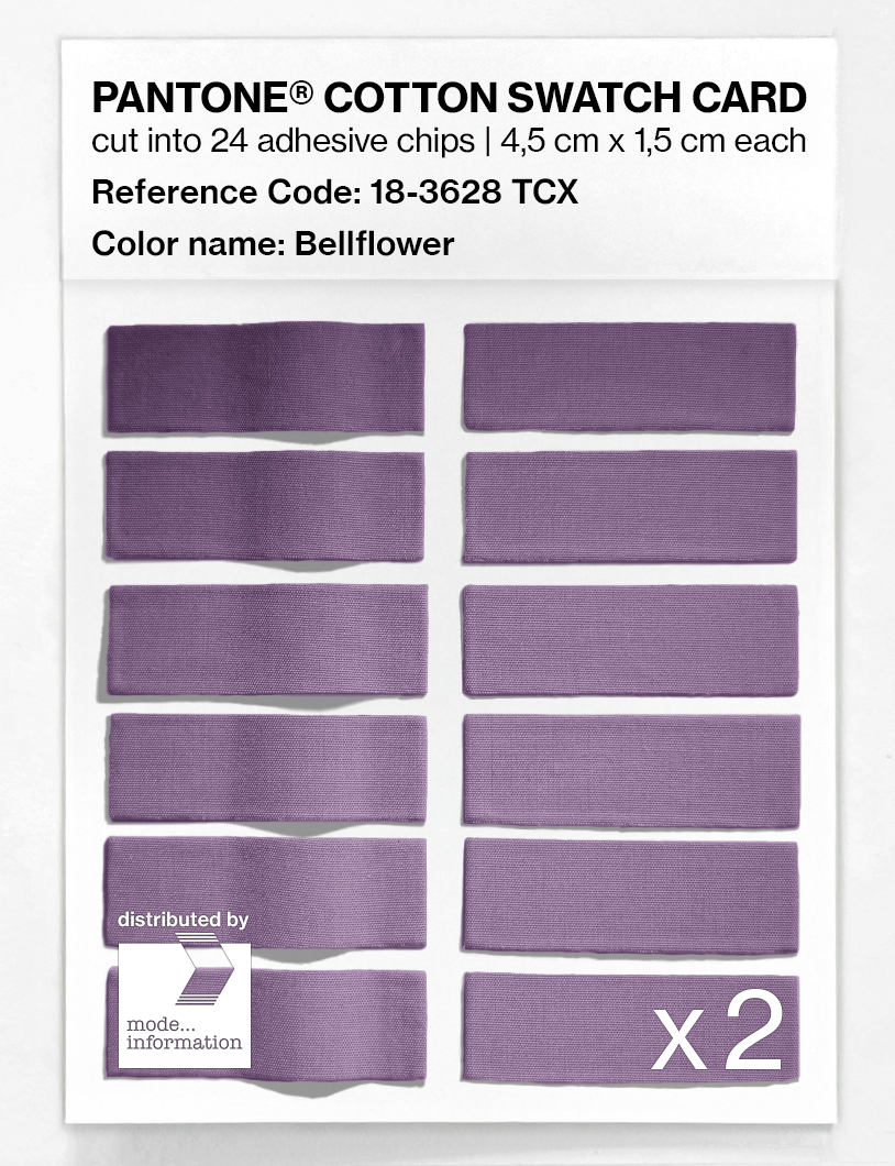 Artikelbild 6 des Artikels “PANTONE® COTTON SWATCH CARD 18-3628 TCX Bellflower “