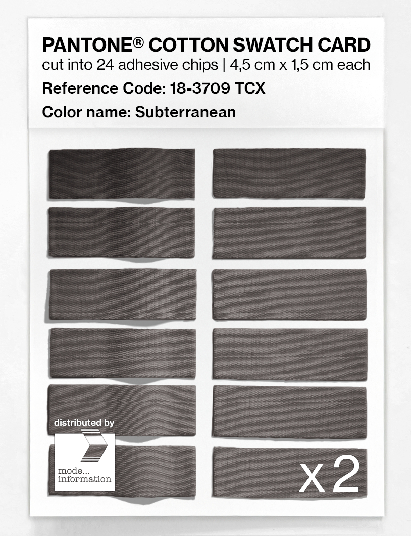 Artikelbild 6 des Artikels “PANTONE® COTTON SWATCH CARD 18-3709 TCX Subterranean “