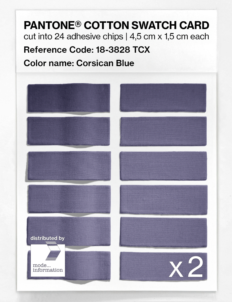 Artikelbild 6 des Artikels “PANTONE® COTTON SWATCH CARD 18-3828 TCX Corsican Blue “