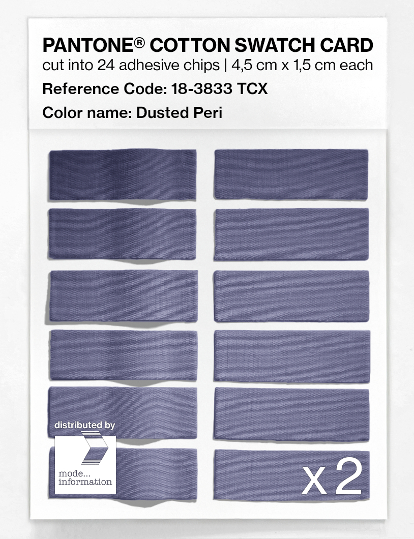 Artikelbild 6 des Artikels “PANTONE® COTTON SWATCH CARD 18-3833 TCX Dusted Peri “