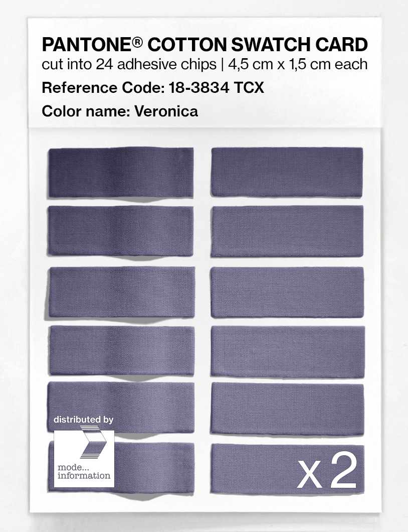 Artikelbild 6 des Artikels “PANTONE® COTTON SWATCH CARD 18-3834 TCX Veronica “
