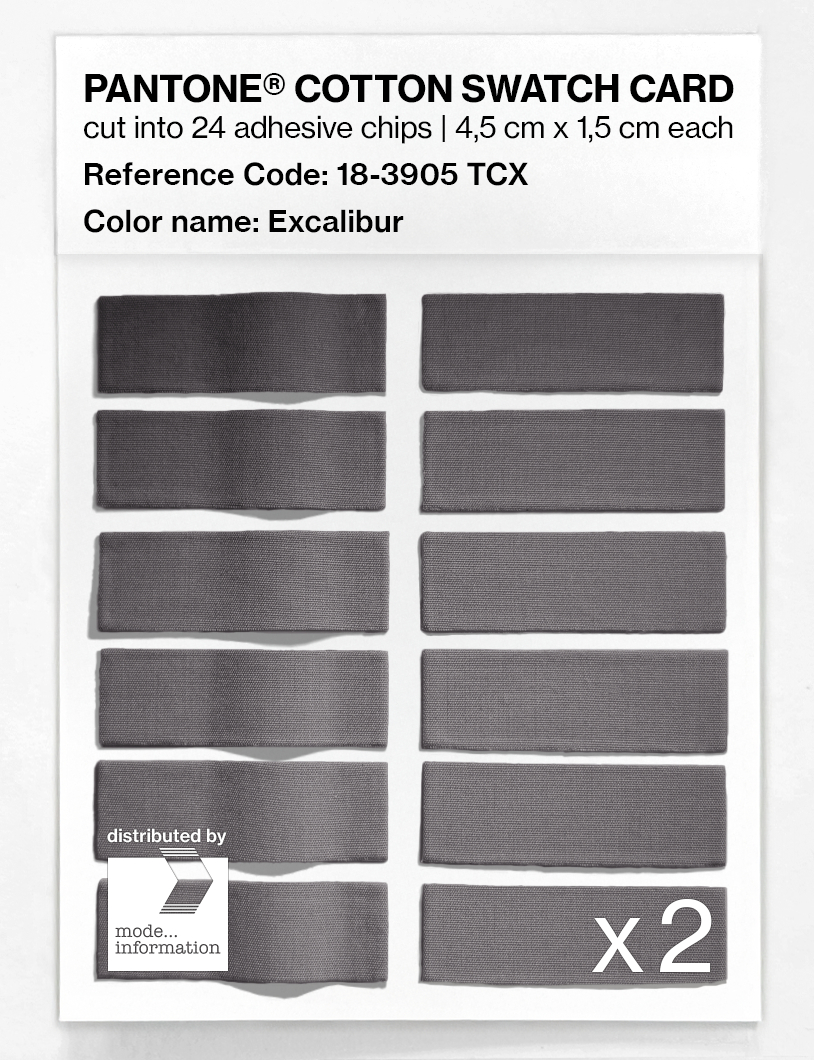 Artikelbild 6 des Artikels “PANTONE® COTTON SWATCH CARD 18-3905 TCX Excalibur “