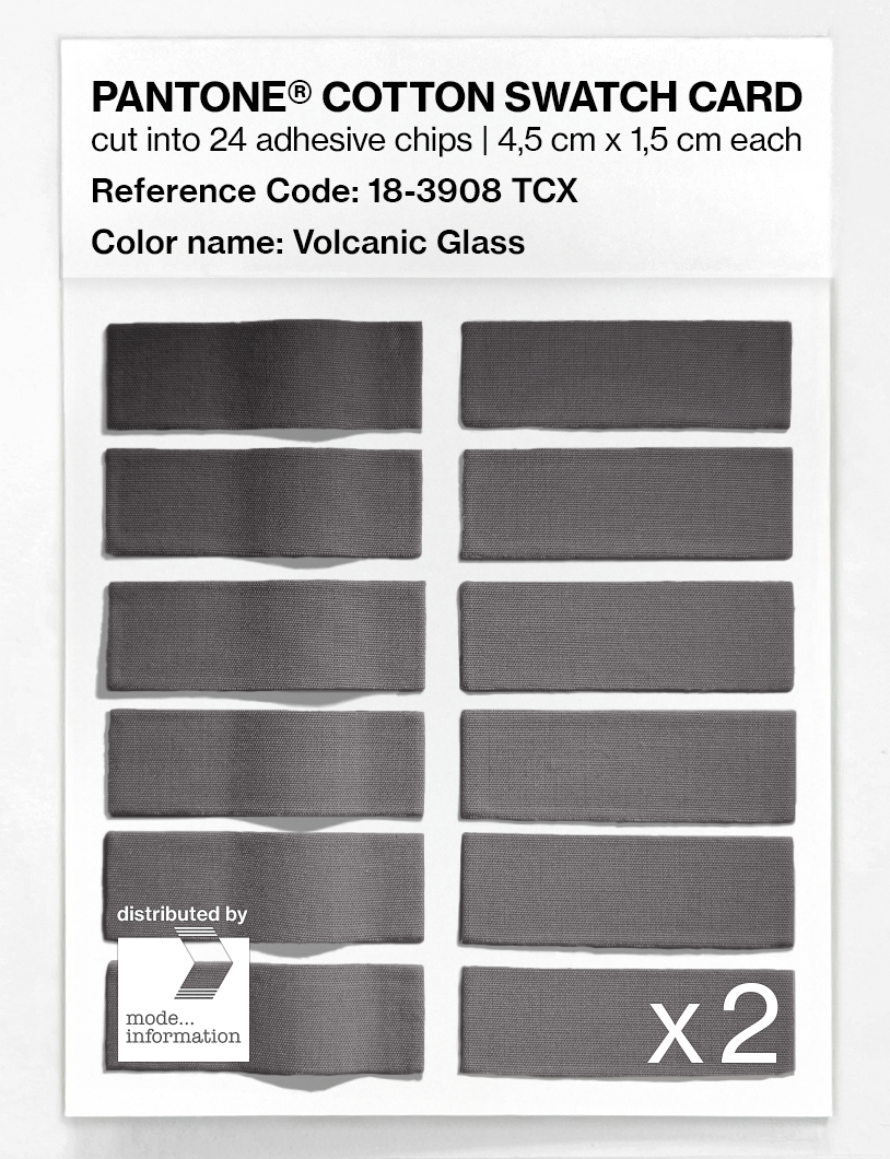 Artikelbild 6 des Artikels “PANTONE® COTTON SWATCH CARD 18-3908 TCX Volcanic Glass “