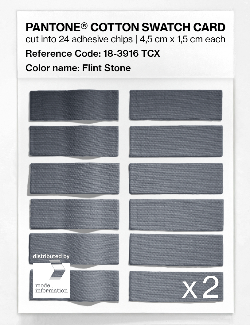 Artikelbild 6 des Artikels “PANTONE® COTTON SWATCH CARD 18-3916 TCX Flint Stone “