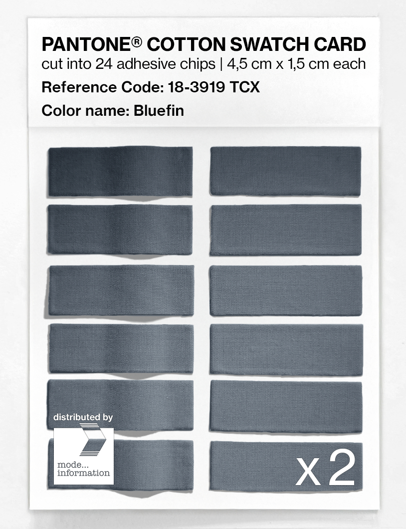Artikelbild 6 des Artikels “PANTONE® COTTON SWATCH CARD 18-3919 TCX Bluefin “