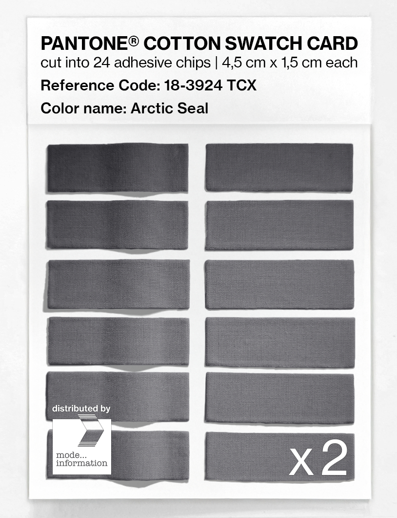 Artikelbild 6 des Artikels “PANTONE® COTTON SWATCH CARD 18-3924 TCX Arctic Seal “