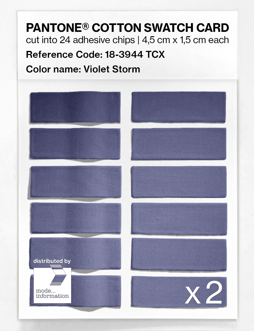 Artikelbild 6 des Artikels “PANTONE® COTTON SWATCH CARD 18-3944 TCX Violet Storm “