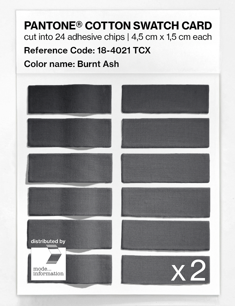 Artikelbild 6 des Artikels “PANTONE® COTTON SWATCH CARD 18-4021 TCX Burnt Ash “