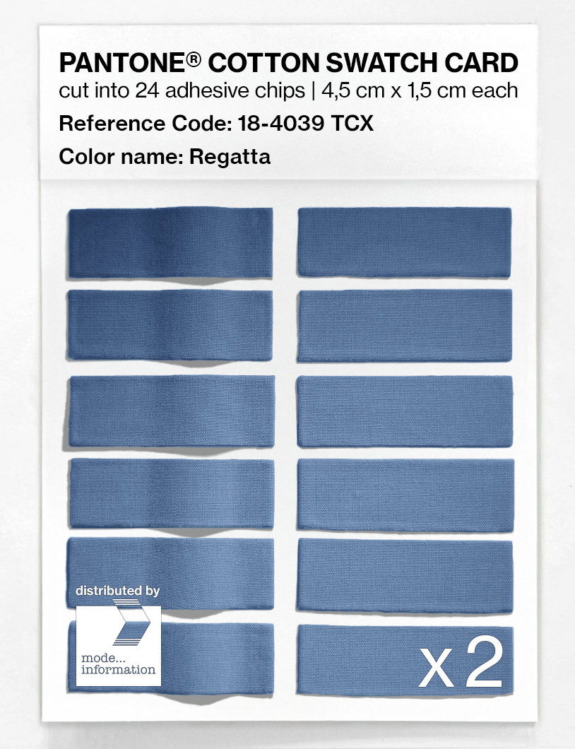 Artikelbild 6 des Artikels “PANTONE® COTTON SWATCH CARD 18-4039 TCX Regatta “
