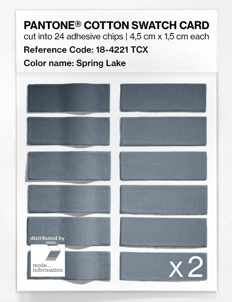 Artikelbild 6 des Artikels “PANTONE® COTTON SWATCH CARD 18-4221 TCX Spring Lake “