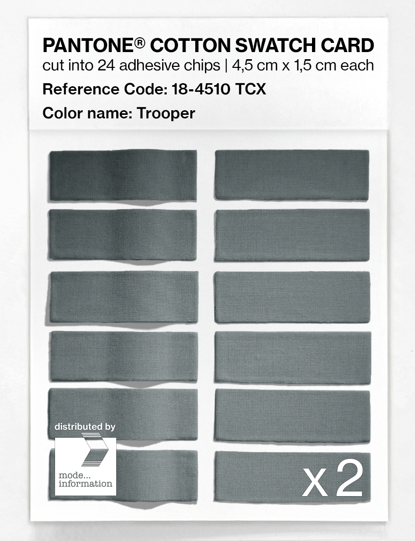 Artikelbild 6 des Artikels “PANTONE® COTTON SWATCH CARD 18-4510 TCX Trooper “