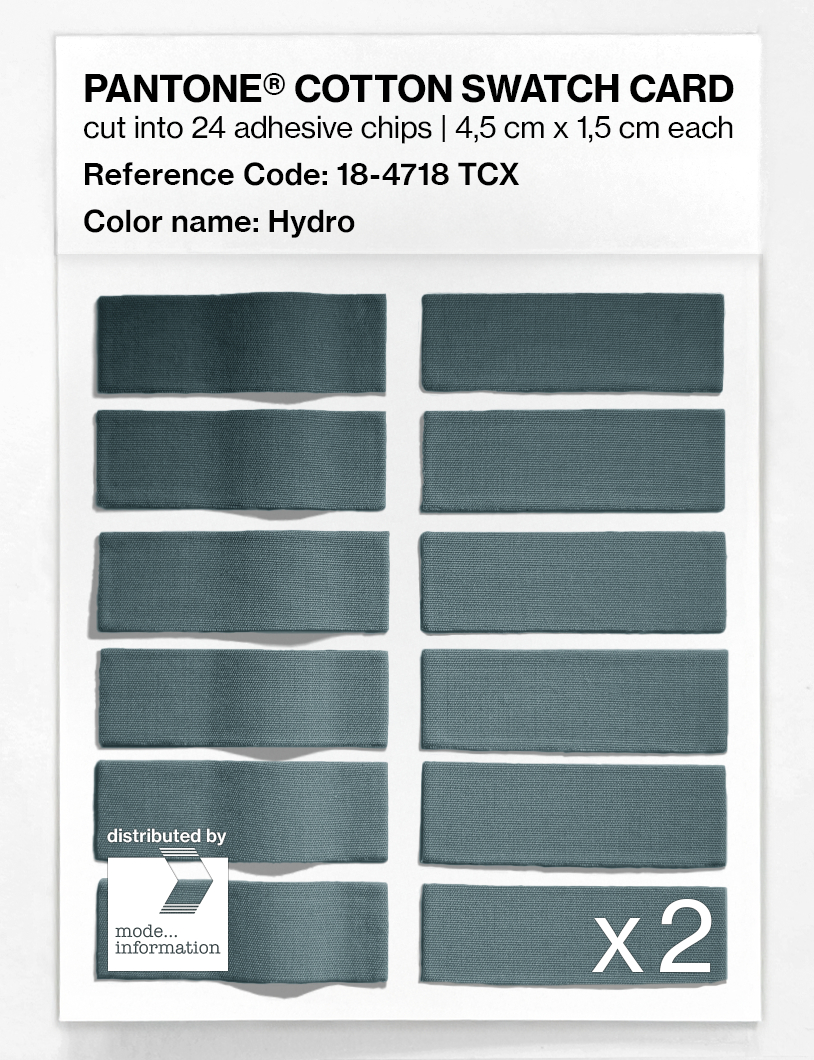 Artikelbild 6 des Artikels “PANTONE® COTTON SWATCH CARD 18-4718 TCX Hydro “