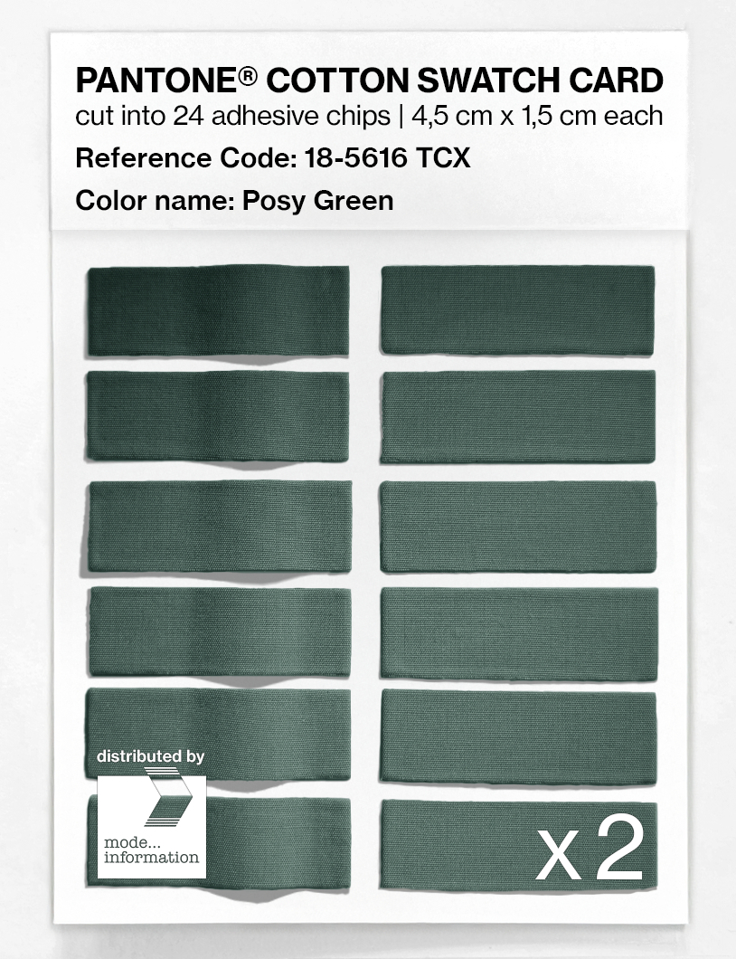 Artikelbild 6 des Artikels “PANTONE® COTTON SWATCH CARD 18-5616 TCX Posy Green “