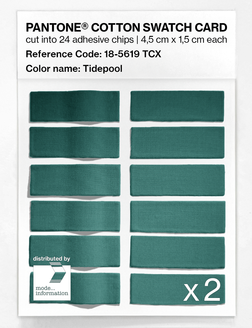 Artikelbild 6 des Artikels “PANTONE® COTTON SWATCH CARD 18-5619 TCX Tidepool “