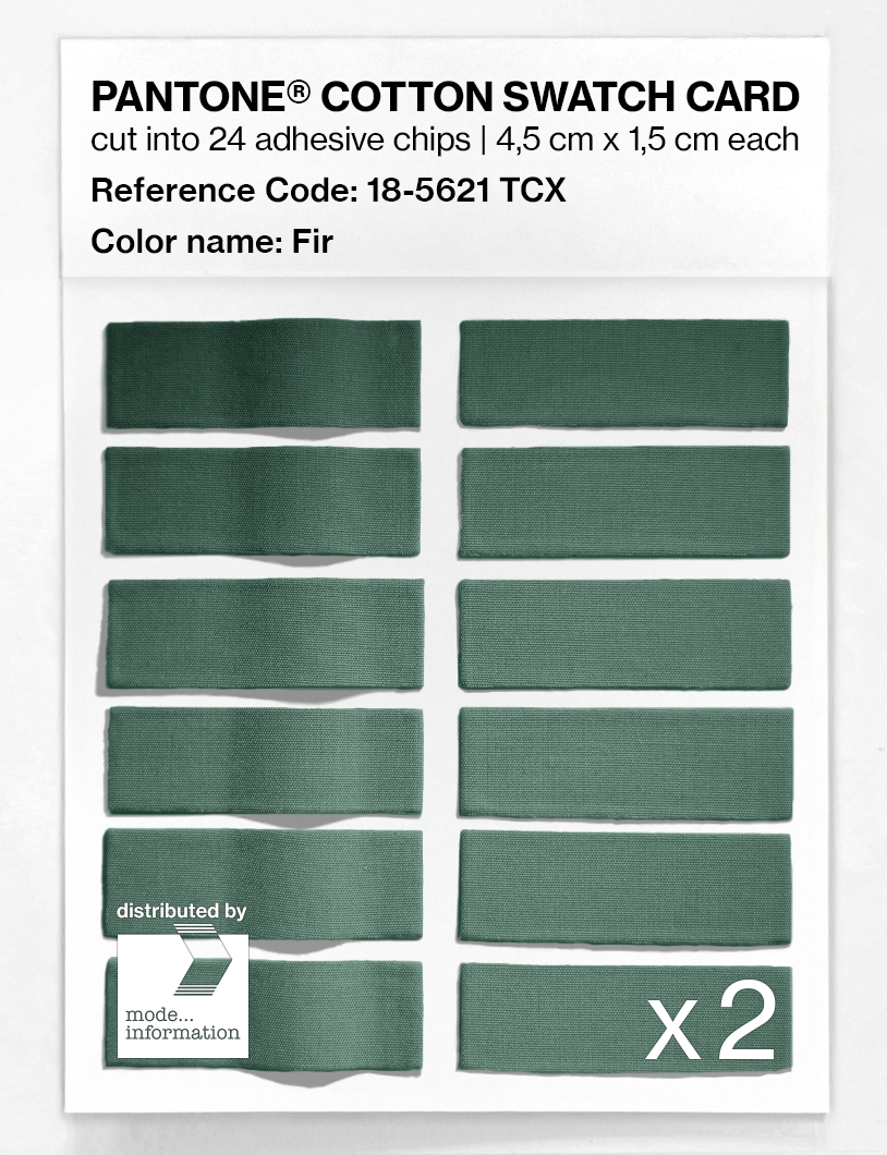 Artikelbild 6 des Artikels “PANTONE® COTTON SWATCH CARD 18-5621 TCX Fir “