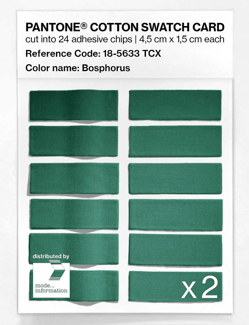 Artikelbild 6 des Artikels “PANTONE® COTTON SWATCH CARD 18-5633 TCX Bosphorus “
