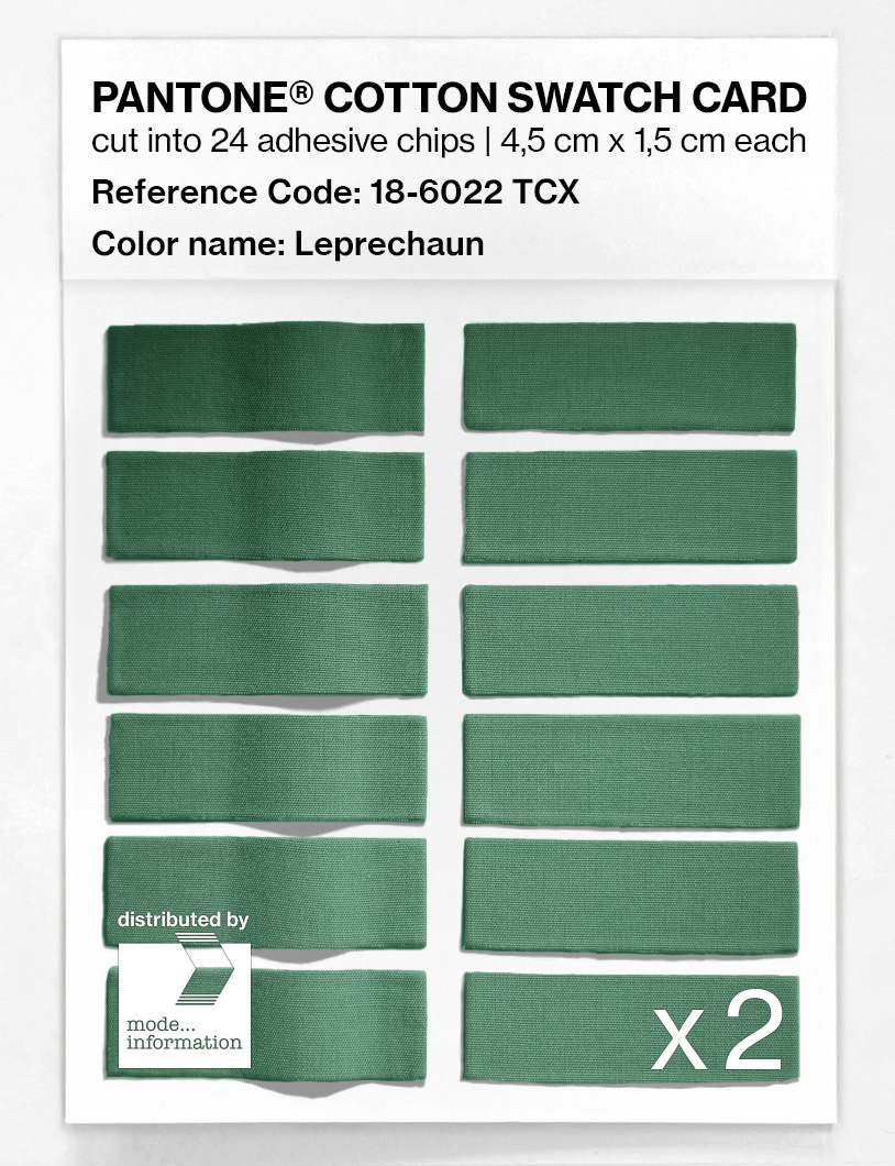 Artikelbild 6 des Artikels “PANTONE® COTTON SWATCH CARD 18-6022 TCX Leprechaun “