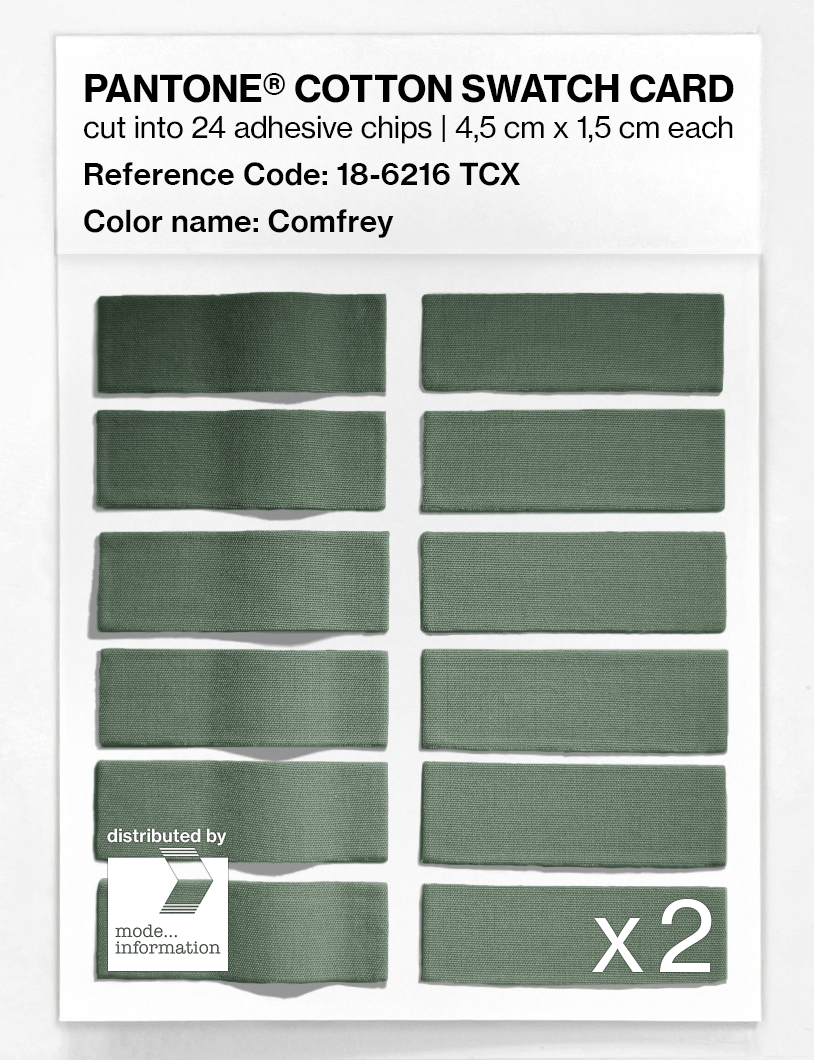 Artikelbild 6 des Artikels “PANTONE® COTTON SWATCH CARD 18-6216 TCX Comfrey “