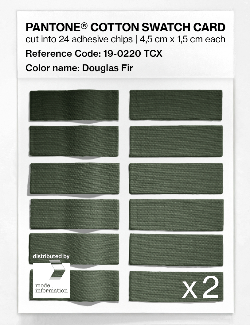 Artikelbild 6 des Artikels “PANTONE® COTTON SWATCH CARD 19-0220 TCX Douglas Fir “