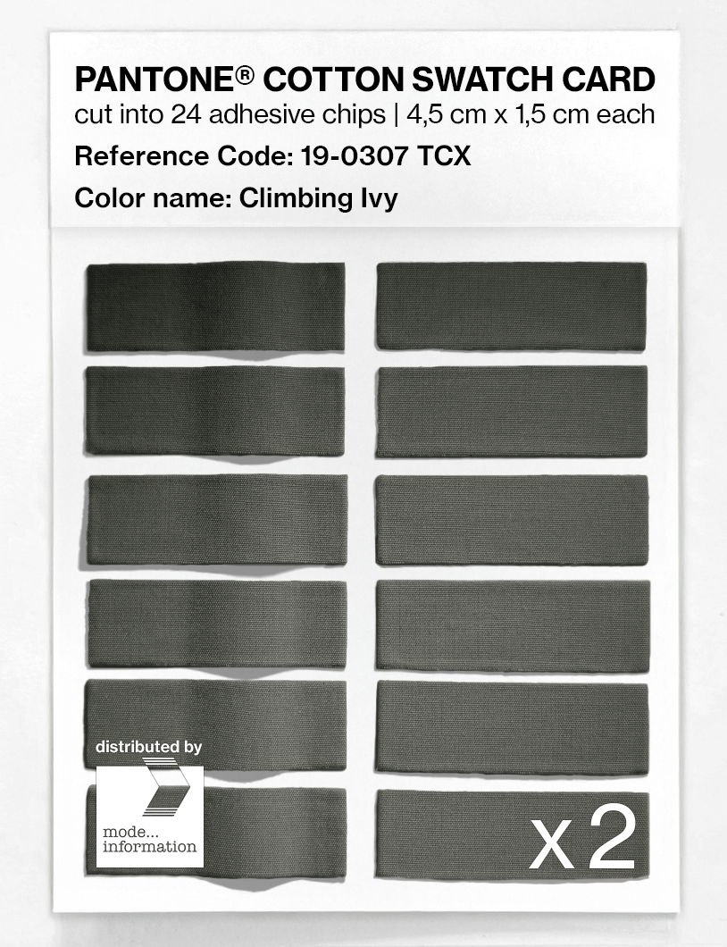 Artikelbild 6 des Artikels “PANTONE® COTTON SWATCH CARD 19-0307 TCX Climbing Ivy “
