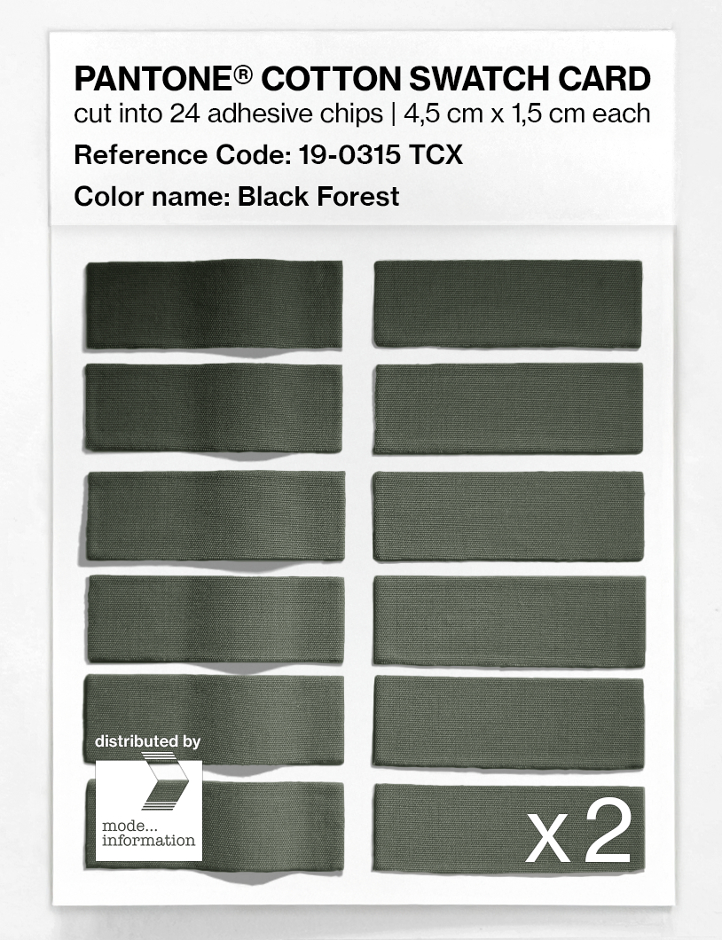 Artikelbild 6 des Artikels “PANTONE® COTTON SWATCH CARD 19-0315 TCX Black Forest “