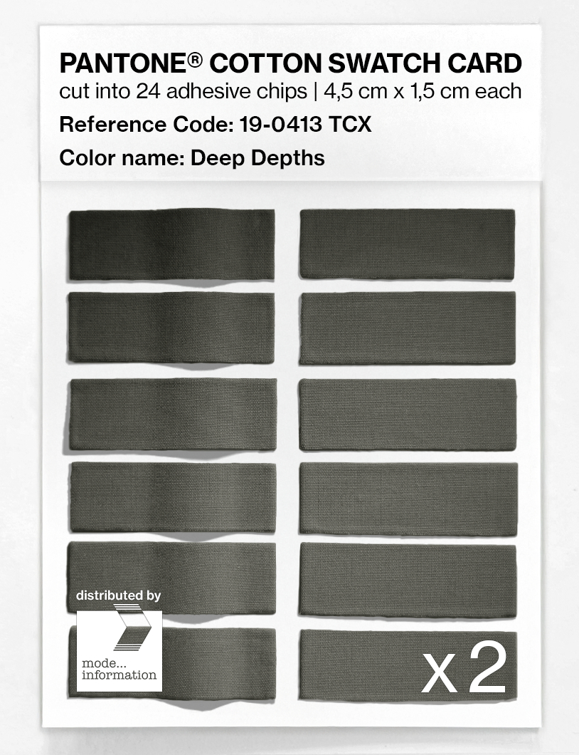 Artikelbild 6 des Artikels “PANTONE® COTTON SWATCH CARD 19-0413 TCX Deep Depths “