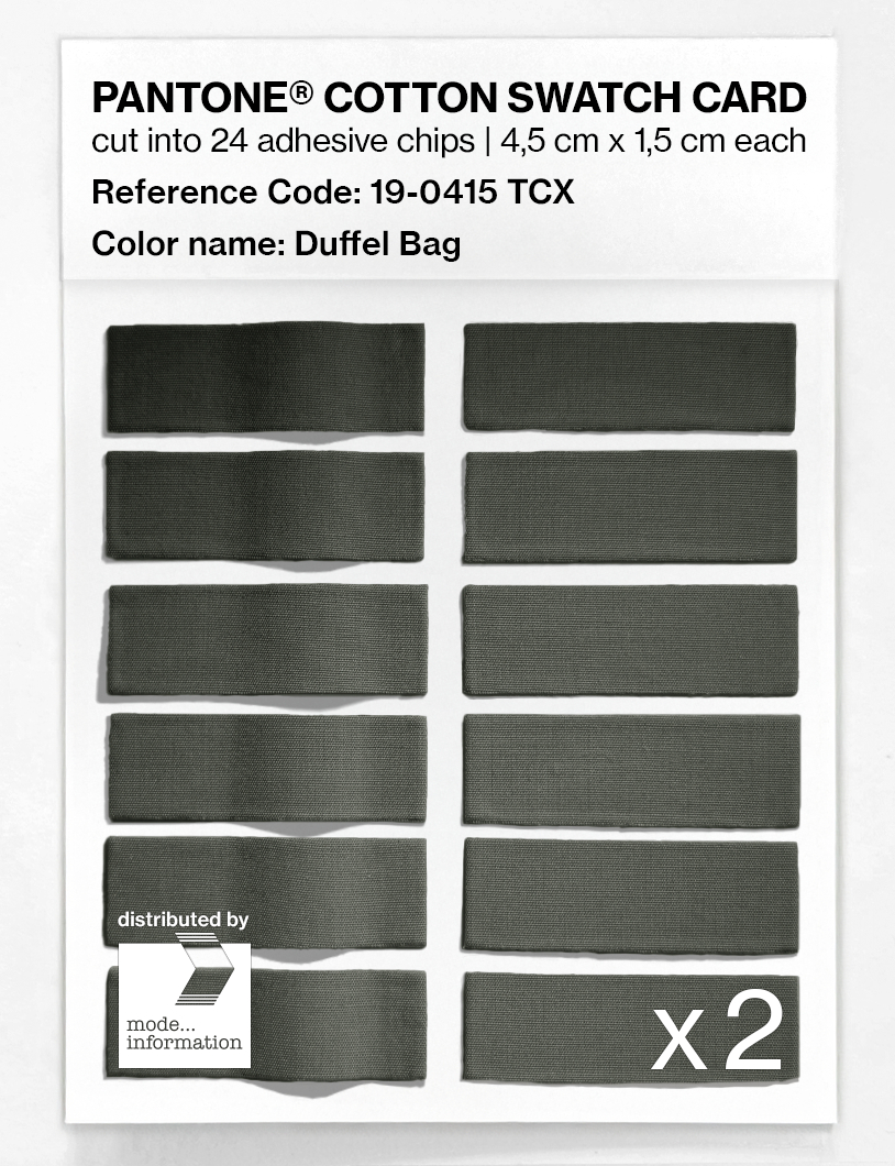 Artikelbild 6 des Artikels “PANTONE® COTTON SWATCH CARD 19-0415 TCX Duffel Bag “