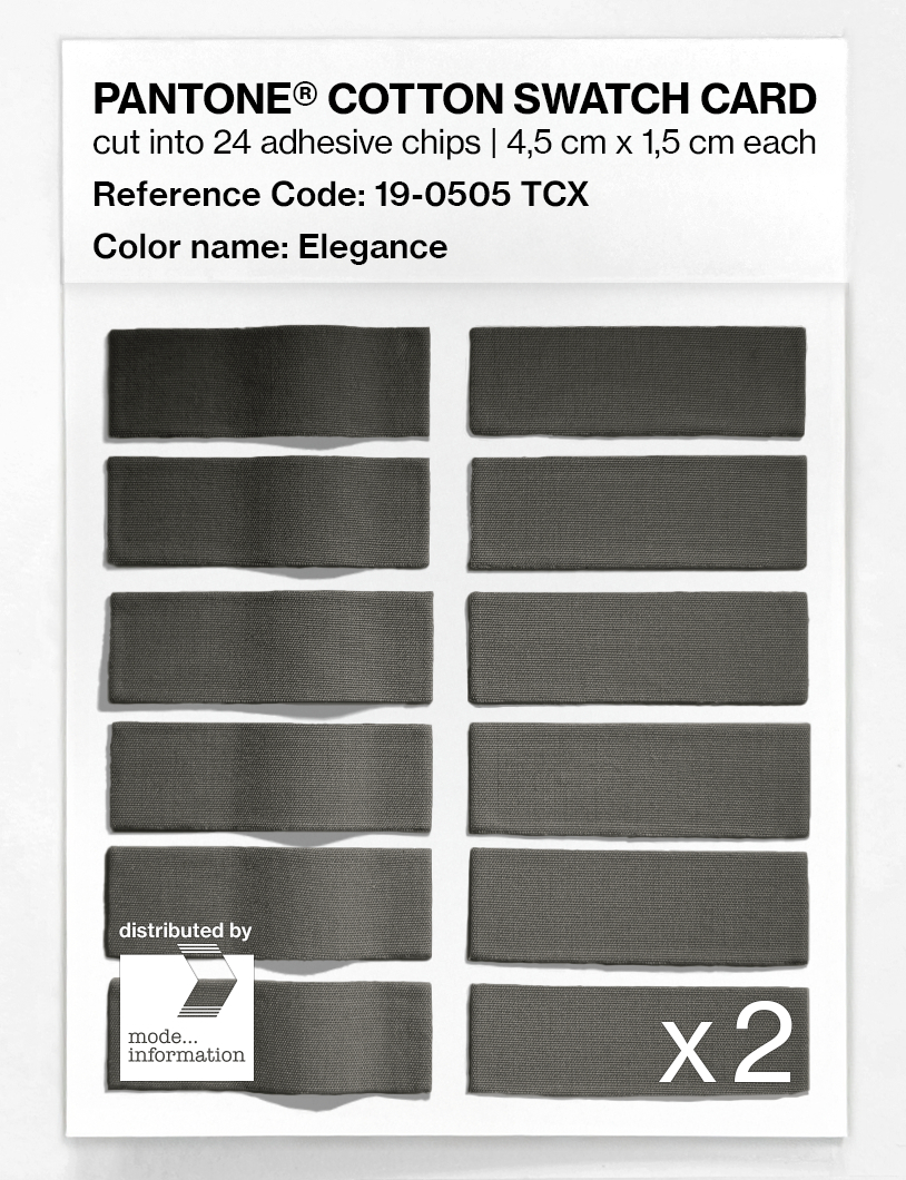Artikelbild 6 des Artikels “PANTONE® COTTON SWATCH CARD 19-0505 TCX Elegance “