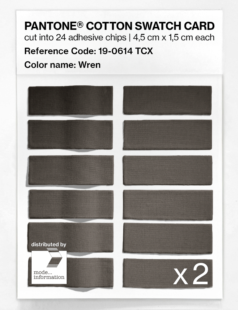 Artikelbild 6 des Artikels “PANTONE® COTTON SWATCH CARD 19-0614 TCX Wren “