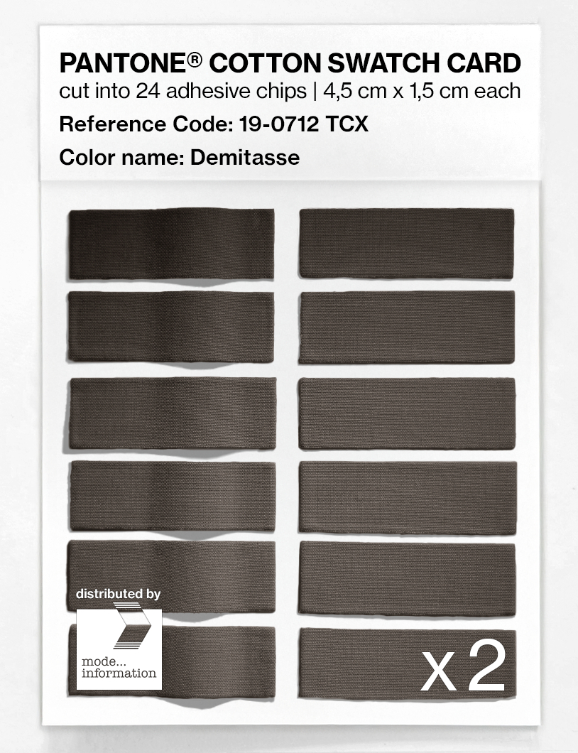 Artikelbild 6 des Artikels “PANTONE® COTTON SWATCH CARD 19-0712 TCX Demitasse “