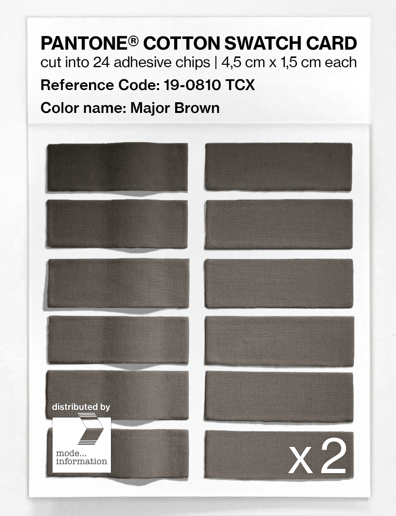 Artikelbild 6 des Artikels “PANTONE® COTTON SWATCH CARD 19-0810 TCX Major Brown “