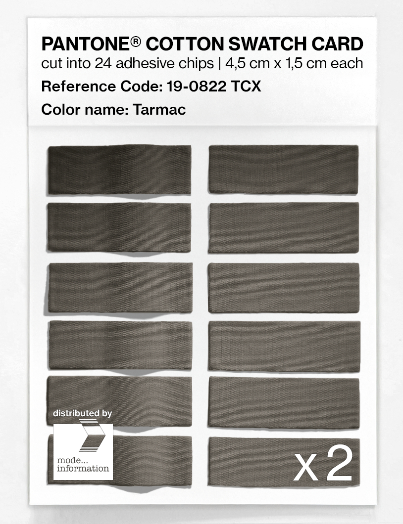 Artikelbild 6 des Artikels “PANTONE® COTTON SWATCH CARD 19-0822 TCX Tarmac “