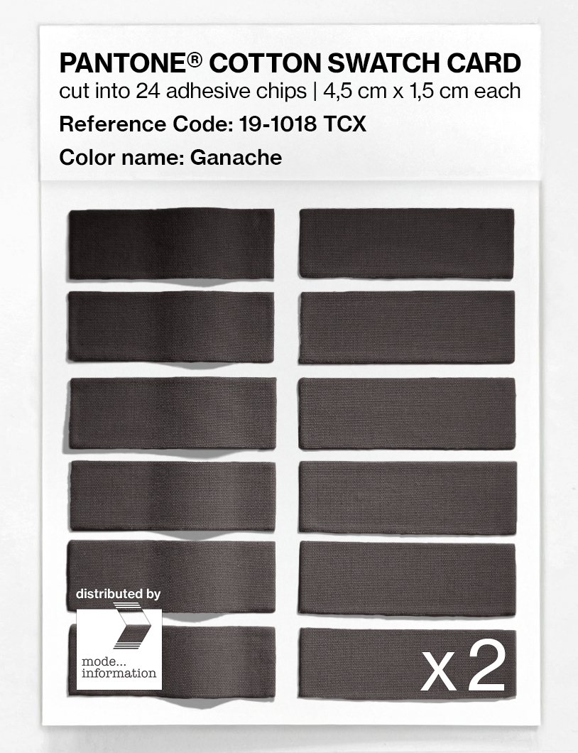 Artikelbild 6 des Artikels “PANTONE® COTTON SWATCH CARD 19-1018 TCX Ganache “