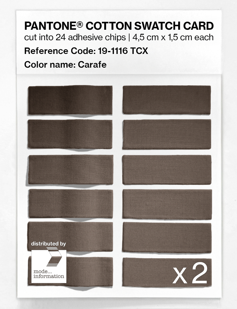 Artikelbild 6 des Artikels “PANTONE® COTTON SWATCH CARD 19-1116 TCX Carafe “
