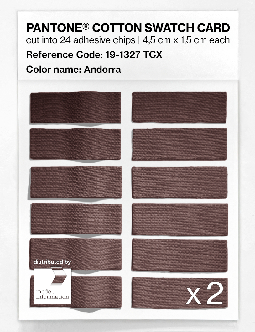 Artikelbild 6 des Artikels “PANTONE® COTTON SWATCH CARD 19-1327 TCX Andorra “