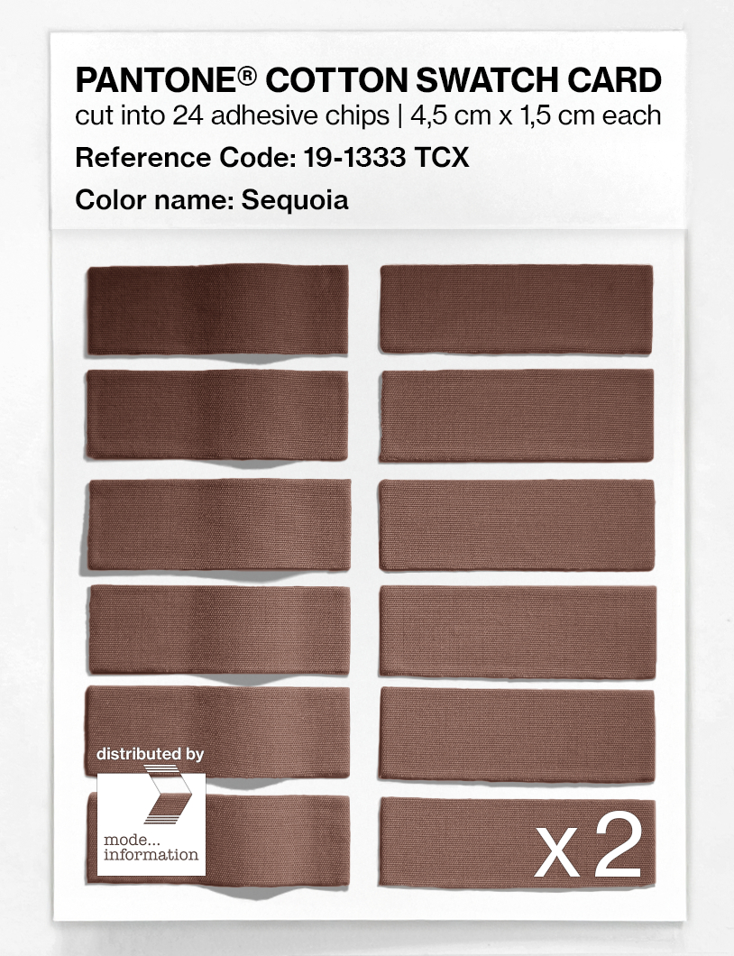 Artikelbild 6 des Artikels “PANTONE® COTTON SWATCH CARD 19-1333 TCX Sequoia “