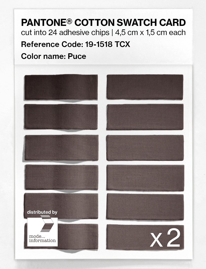 Artikelbild 6 des Artikels “PANTONE® COTTON SWATCH CARD 19-1518 TCX Puce “
