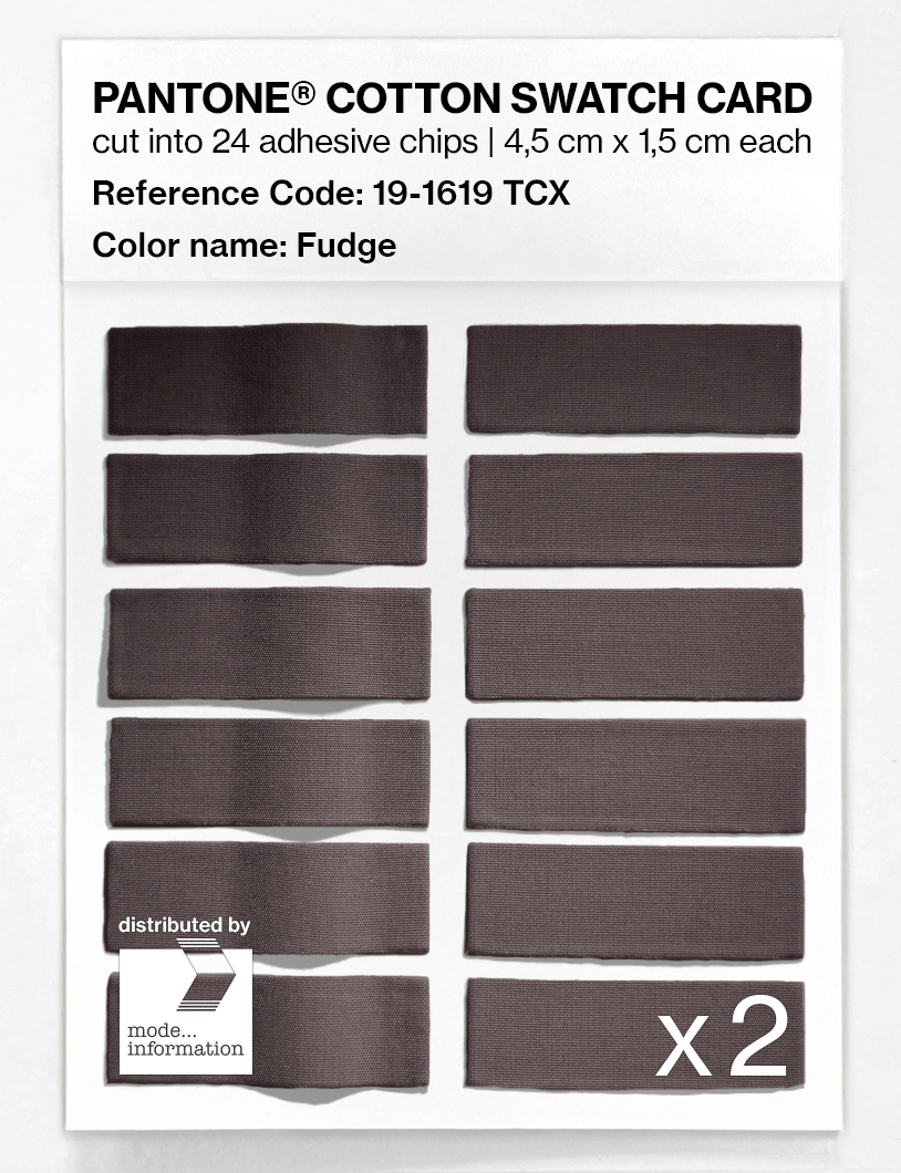 Artikelbild 6 des Artikels “PANTONE® COTTON SWATCH CARD 19-1619 TCX Fudge “