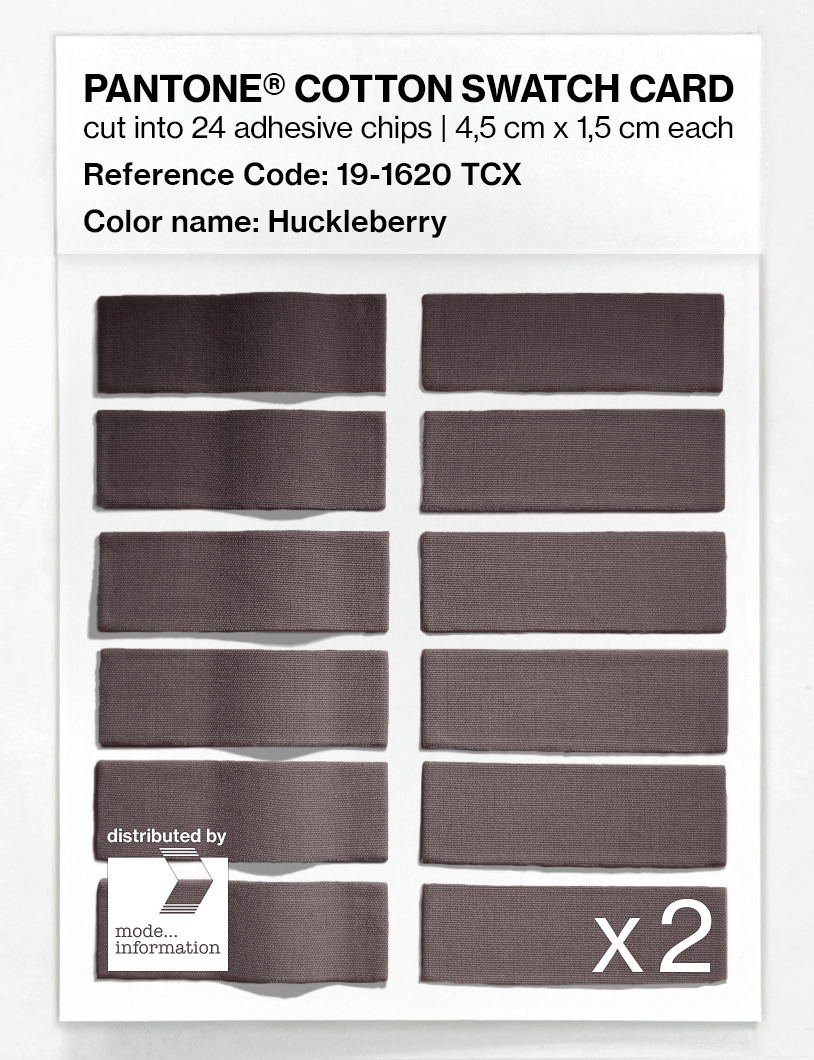 Artikelbild 6 des Artikels “PANTONE® COTTON SWATCH CARD 19-1620 TCX Huckleberry “