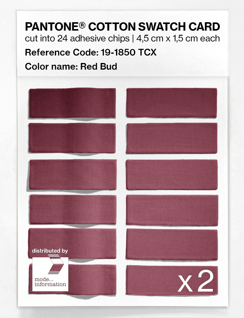 Artikelbild 6 des Artikels “PANTONE® COTTON SWATCH CARD 19-1850 TCX Red Bud “