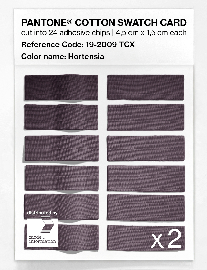 Artikelbild 6 des Artikels “PANTONE® COTTON SWATCH CARD 19-2009 TCX Hortensia “