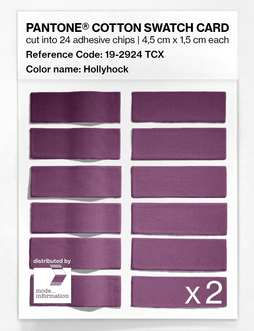 Artikelbild 6 des Artikels “PANTONE® COTTON SWATCH CARD 19-2924 TCX Hollyhock “